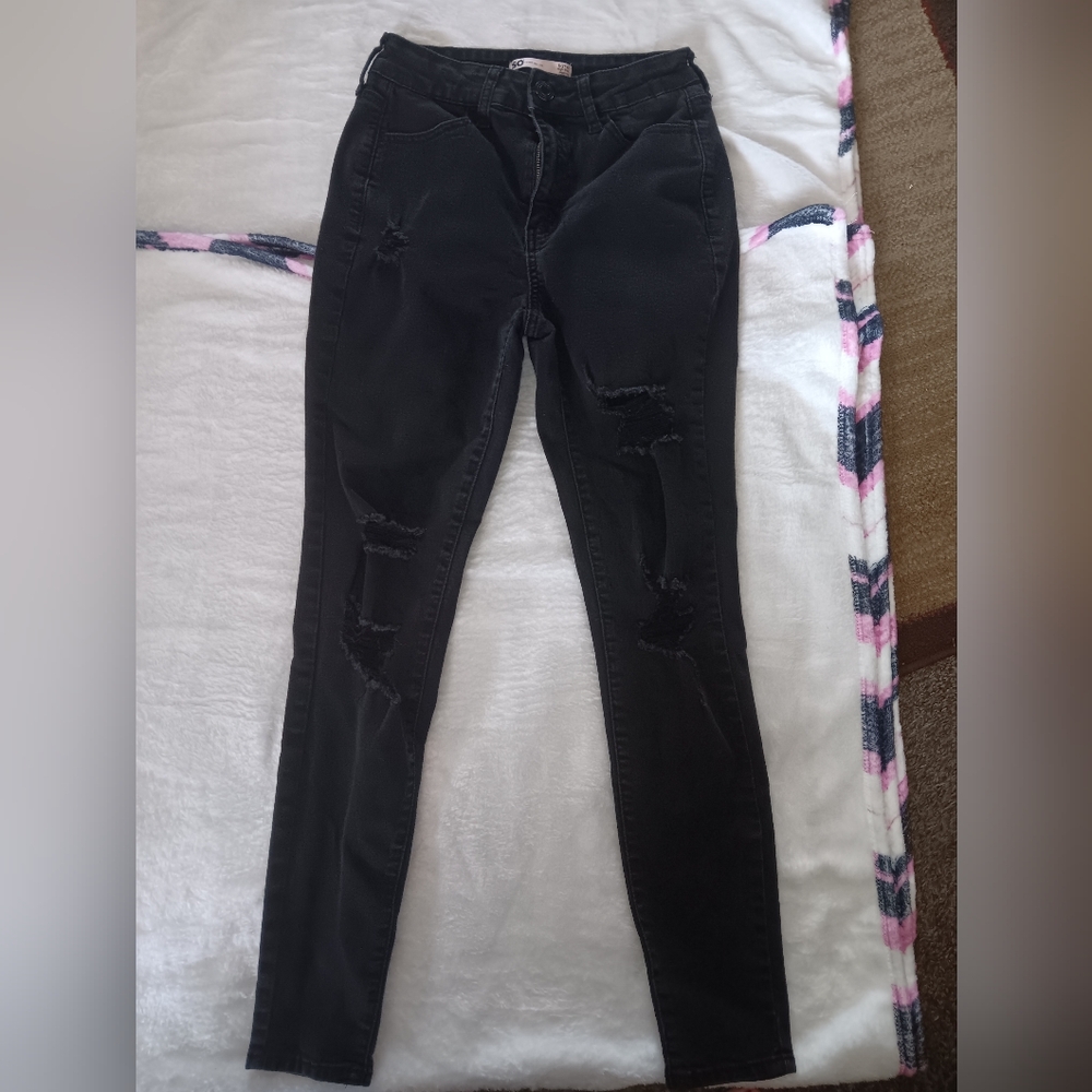 SO Women's Black High Rise Skinny Size 5/27W